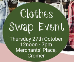 Pop up Swap event – 27th October