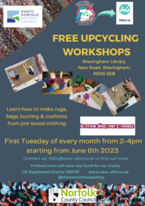 Sheringham Library upcycling workshops