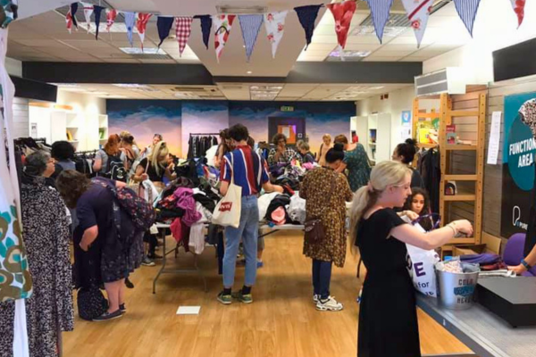Our £1 Jumble Sale was popular from the start